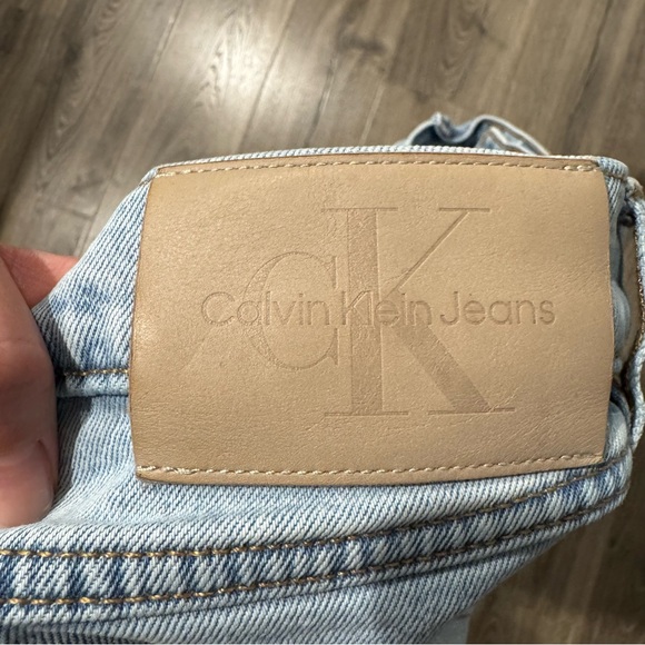 Calvin Klein CK light Blue Signature 90s Straight Leg Jeans size 30 women - Picture 14 of 15
